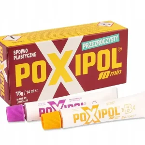 Najlepsza cena POXIPOL klej dwuskładnikowy przeźroczysty 16g/14ml