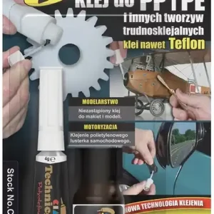 Bezpieczna płatność ŻEL DO PP PE PTFE Z PRIMEREM TECHNIOLL 4g i 4ml