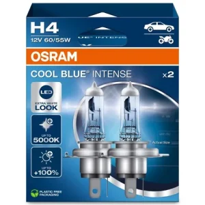 Premium Osram H4 12V 60/55W Cool Blue Intense +100%