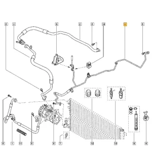 Szybka dostawa Przewód Kllimatyzacji Renault Megane Iii, Scenic Iii Oryginał 924400009R